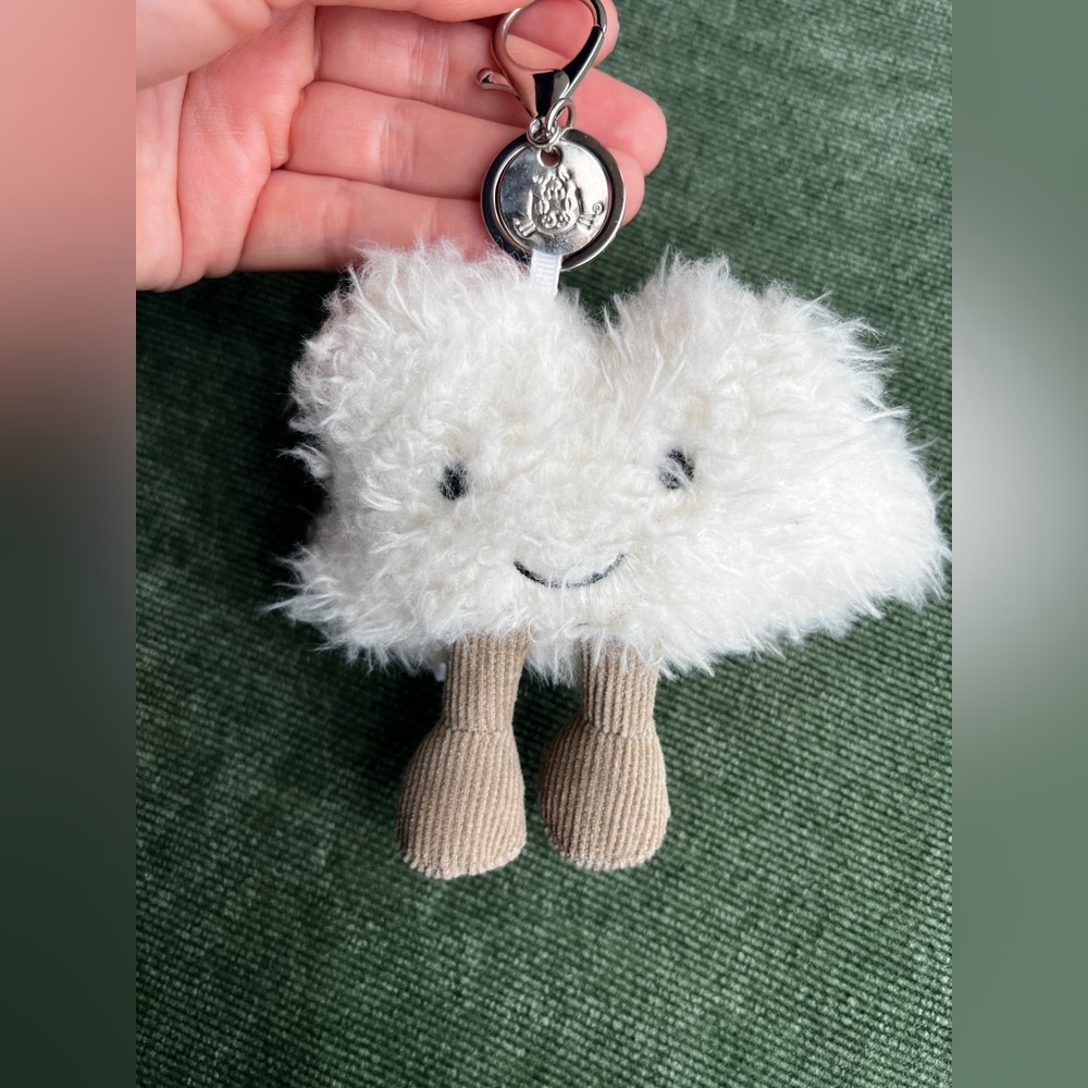 Jellycat Amuseable Cloud plush bag charm